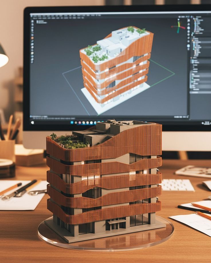 TVAKALP Architects Blueprint and Model