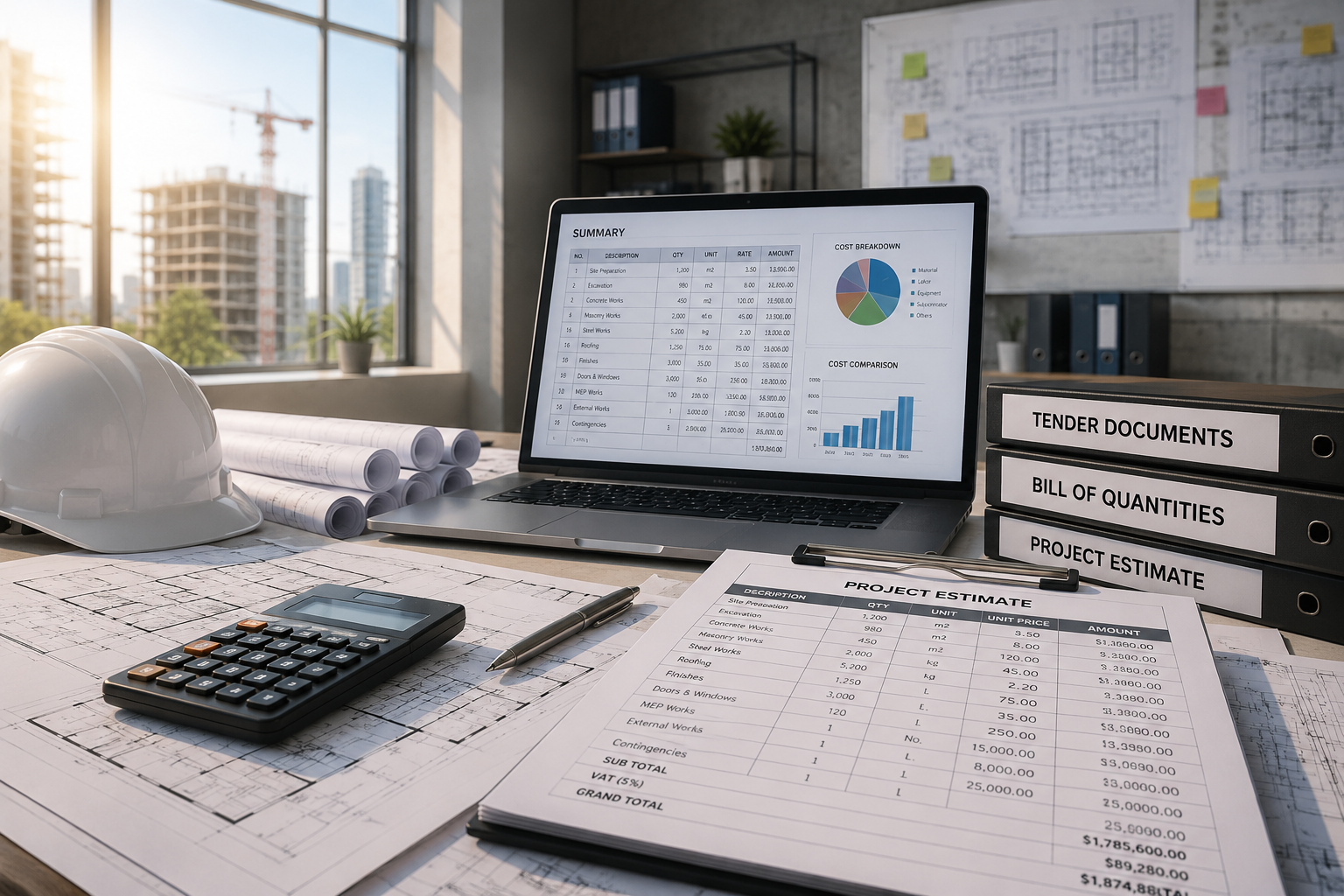 Accurate Estimation & Professional Tendering for Successful Project Delivery